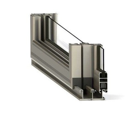 Aluminum Extrusion Profiles for Sliding Windows Customized Square Aluminum Profiles