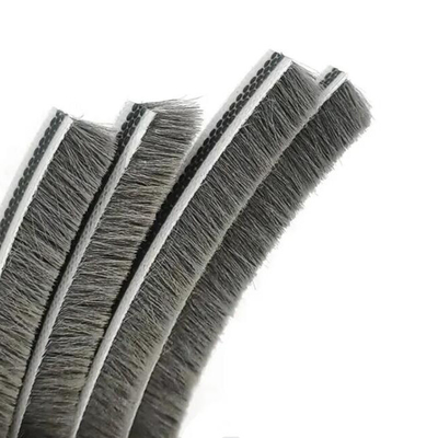 Aluminum Window and Door Wool Pile Weather Strip for Home Office Hotel