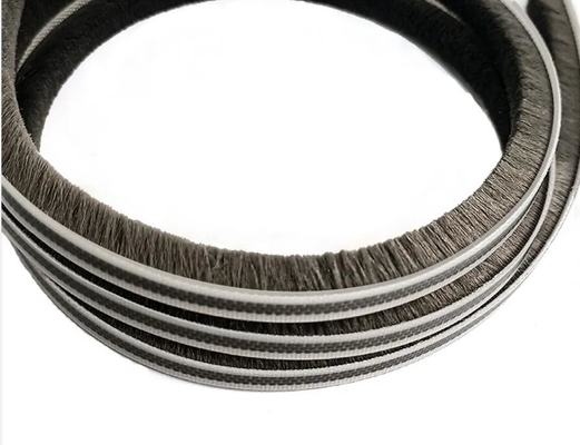 Aluminum Window and Door Wool Pile Weather Strip for Home Office Hotel