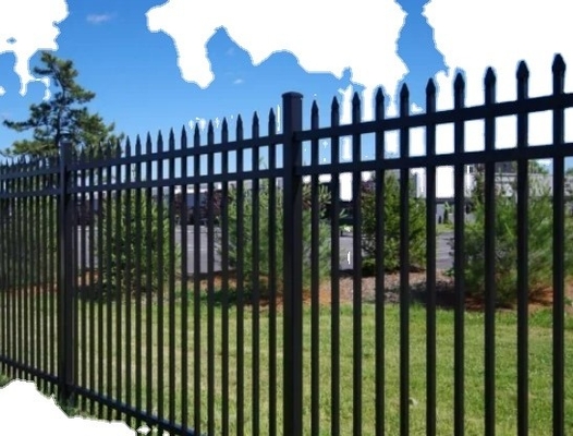 Outdoor Decorative Panel Polished Aluminum Fence System for Garden Pool Slatted Panels