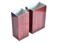 Customized Wood Finish Powder Coating Machine for Tolerance ±1% on Aluminium Profiles