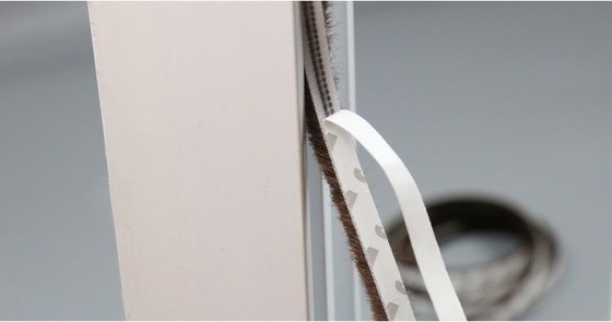 Home Office Hotel Industry 100% PP Aluminum Window And Door Wool Pile Brush Weather Strip