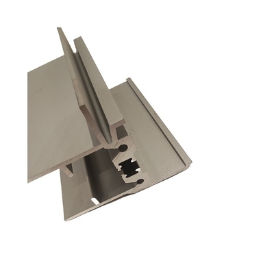 6082 T4 OEM Aluminum Extrusions Profiles Aluminium Profile For Kitchen Slide Door Handle For 18mm MDF