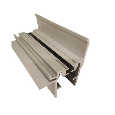 6082 T4 OEM Aluminum Extrusions Profiles Aluminium Profile For Kitchen Slide Door Handle For 18mm MDF