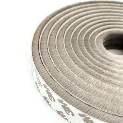 Aluminum Window And Door Wool Pile Weather Strip For Home Office 100%PP Advanced Material