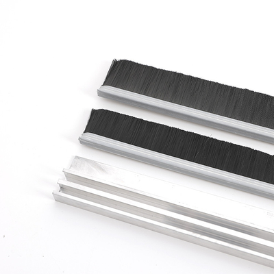 Gray Aluminum Window And Door Weather Strip For Dust Proof In Modern Simple Style