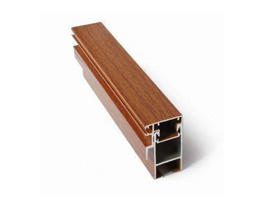 Shengxin's 6063 t6/t5 Wood Grain Finish Extruded Aluminum Profiles for Building Material