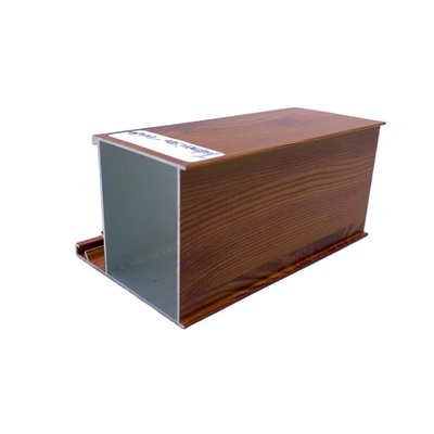 Decorative Wood Color Aluminum Profiles with T3-T8 Temper and 0.8mm-2.0mm Thickness
