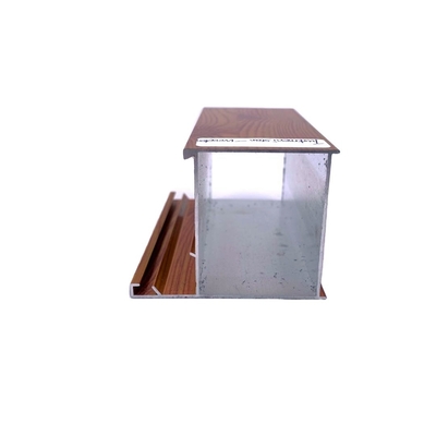 Shengxin's 6063 t6/t5 Wood Grain Finish Extruded Aluminum Profiles for Building Material