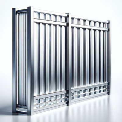 Modern Design Meets Durability Aluminum Privacy Fences with Customizable Thickness