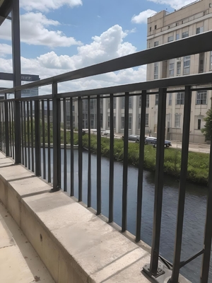 Outdoor Garden Privacy Fence with 6063 Grade Aluminum Horizontal Slat Panels and Design