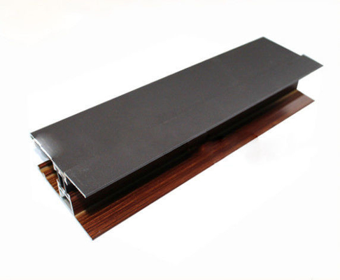 100000 Tons/Year SHENGXIN Wood Grain Transfer Aluminum Profile for Window and Door