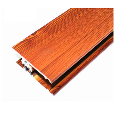 100000 Tons/Year SHENGXIN Wood Grain Transfer Aluminum Profile for Window and Door
