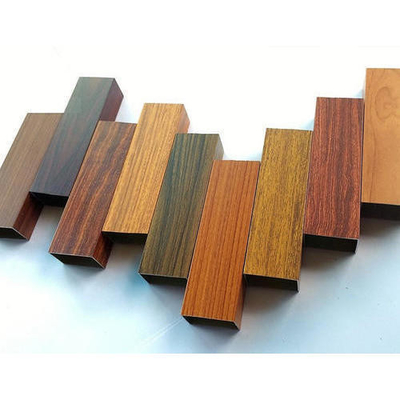 100000 Tons/Year SHENGXIN Wood Grain Transfer Aluminum Profile for Window and Door