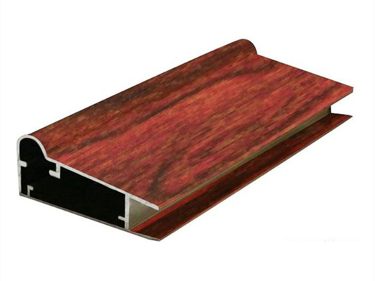 6000 Series T3-T8 Shengxin Wood Grain Finish Aluminum Hollow Profile for Decoration