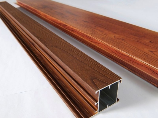 6000 Series T3-T8 Shengxin Wood Grain Finish Aluminum Hollow Profile for Decoration