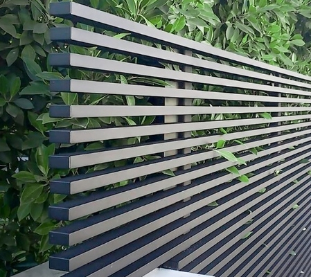 6063-T5 Powder Coating Aluminium Tube Profiles for Fence Professional Cutting Service