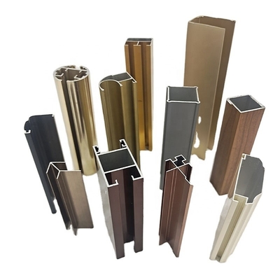 Aluminium Powder Coat Structure Profile for Brazil Doors Windows For Construction