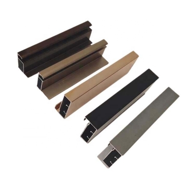 ISO Certified Square Edge Aluminium Tile Trim Edging Profiles for Floors and Joints