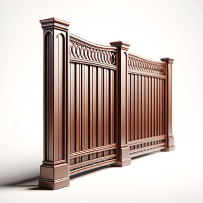 Customized 6063-T5 Powder Coating Marano Aluminium Square Tube Fencing for Facade/Balcony