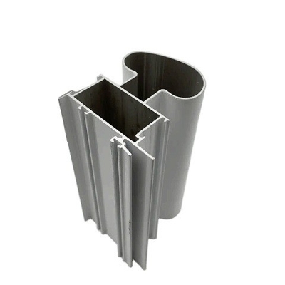 Professional Decoiling Service Champagne Anodized Aluminum Profile with Natural Finish