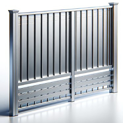 Customized 6063-T5 White Powder Coated Aluminium Extrusion Square Tubes for Fencing