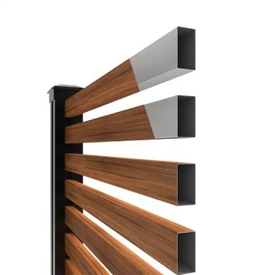 Customized 6063-T5 Powder Coating Aluminum Alloy Fence Metal Parts Easy To Install