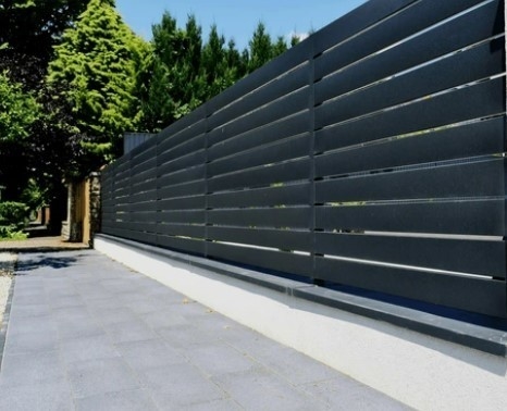 Customized 6063-T5 Powder Coating Aluminum Alloy Fence Metal Parts Easy To Install