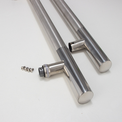 Customized Thickness Aluminium Profile Glass Door Handle Modern Design 0.30mm Thickness