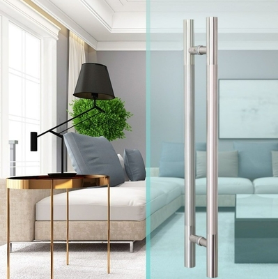 Customized Thickness Aluminium Profile Glass Door Handle Modern Design 0.30mm Thickness