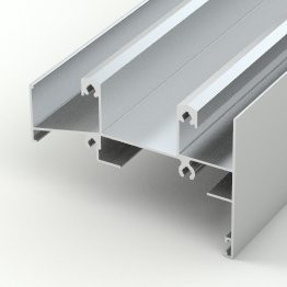 Structure Profile Durable Powder Coated Aluminium Profiles for Windows and Doors