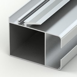 Structure Profile Durable Powder Coated Aluminium Profiles for Windows and Doors