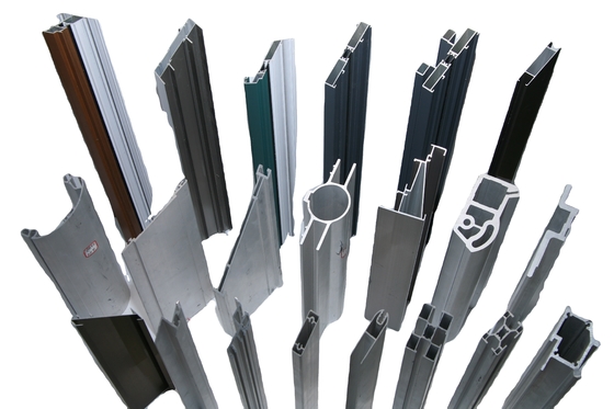 Double Glazed Frame 6063 T5 Aluminum Profile for Casement Window within 5.8-6.0M Length