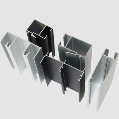 Min 0.3mm Wall Thickness Bronze Aluminium Profile for Doors and Windows Cutting Service