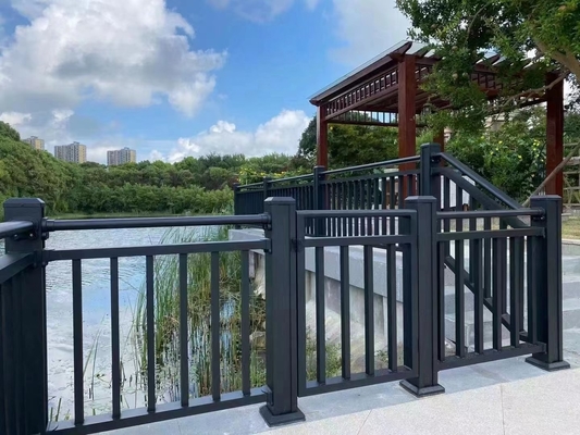 6061/6060/6063/6082 Alloy Handrail Powder Coating Finish for Decorative Balustrades