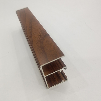 Bronze Anodized Aluminium Extrusion Window Frame with 6063 Aluminum Alloy Structure