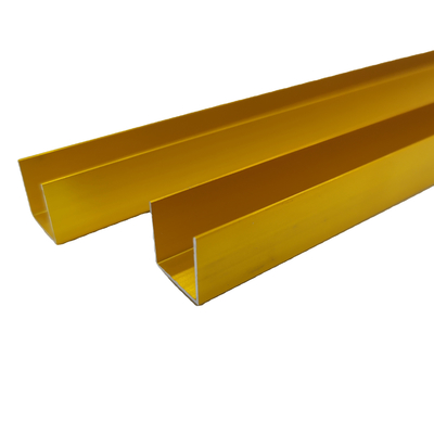 Decorative Aluminium Extrusion L Profiles with ISO9001/ISO14001/ISO18001 Certification