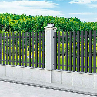 Cutting Service Anodized Modern Aluminum Gate for Sophisticated Metal Fence Design