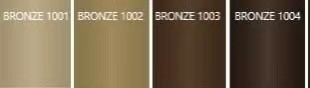Extruded Aluminum Anodized Profile in Bronze Finish for Sturdy Door and Window Frames