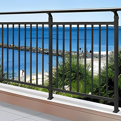 5.8-6.0M Length Custom Aluminum Fencing Gate with Decorative Panel and Punching Service