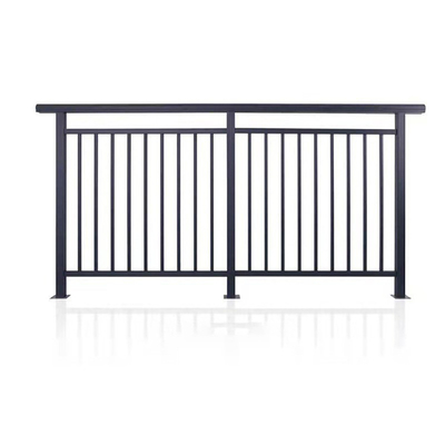 Customized Thickness Anodized Aluminum Balustrades Railing System and Fence for DIY