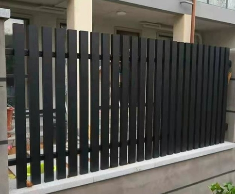 Aluminum Fencing System Gate Decorative Panel in Black with Cutting Service Availabl