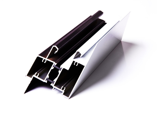 Double Glazed Frame 6063 T5 Aluminum Profile for Casement Window within 5.8-6.0M Length