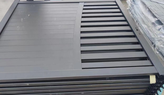 Custom Outdoor Metal Fence Panels Modern Design Aluminum DIY Fence Profiles Tolerance ±1%