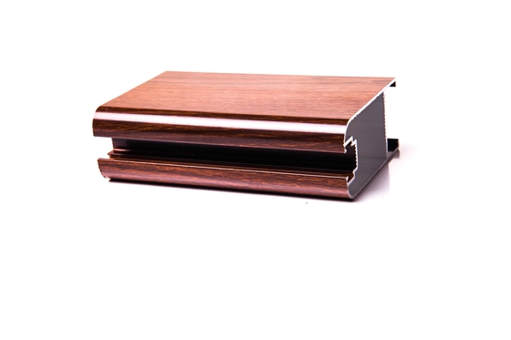 6063/6061 Aluminum Extrusion Profiles for Oversea Market Wooden Grain and Custom Design