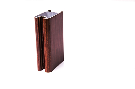 6063/6061 Aluminum Extrusion Profiles for Oversea Market Wooden Grain and Custom Design