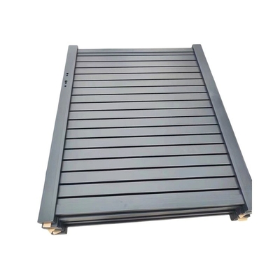 Outdoor Decorative Panel Fence and Gate Custom Aluminum Fencing System 5.8-6.0M Length