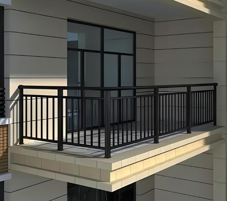 Horizontal Garden Fence Privacy Aluminum Slat Panels with Black Powder Coating Dorado