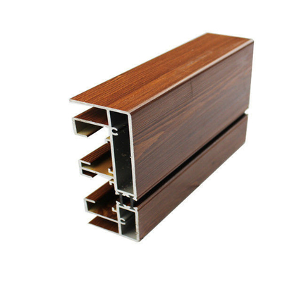 SHENGXIN 6063 T5 Wood Color Custom Aluminium Profiles for Door Window Grade 6000 Series