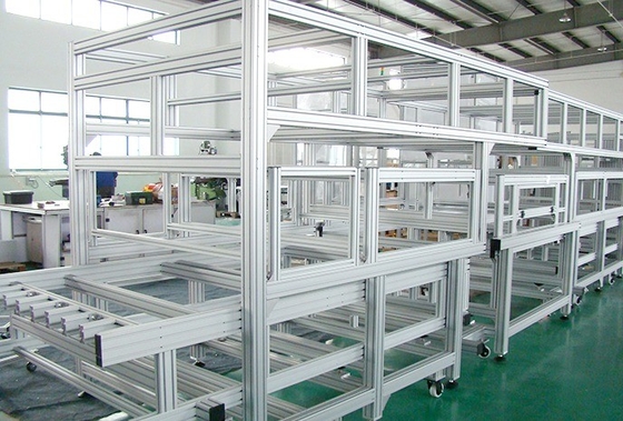 Assembly Line Aluminum Profile Work Table Industrial Extrusion Aluminium Profile Used